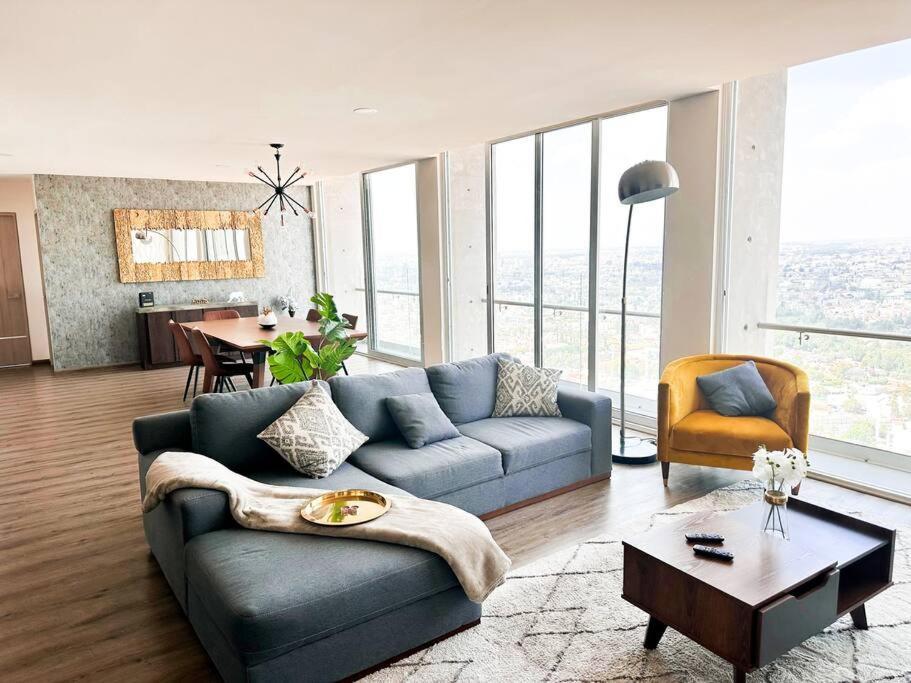 Luxury 3Br Apartment W Pool, Spa & Stunning Views Puebla Bagian luar foto