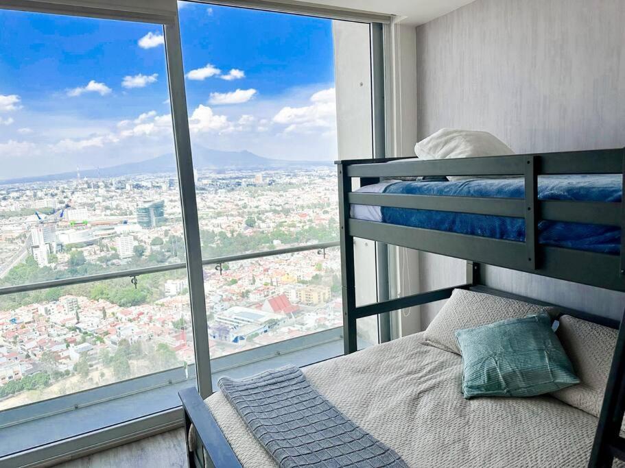 Luxury 3Br Apartment W Pool, Spa & Stunning Views Puebla Bagian luar foto